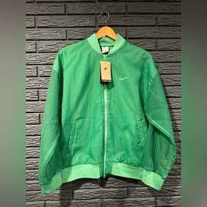 Nike Women's Woven Varsity Bomber Jacket Sz Large